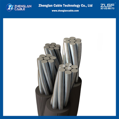 Quadruplex Neutral Supported Aluminum Cable 1kv Aerial Bundled 3x50/50mm2 Xlpe Insulated