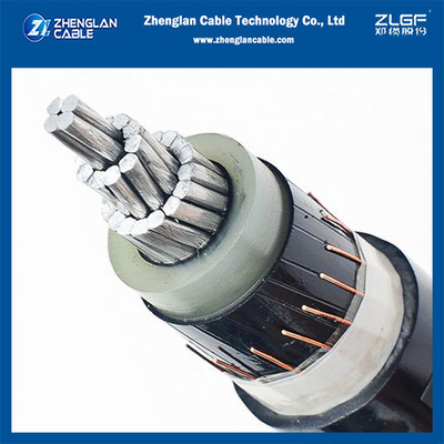 18/30KV Single Core Aluminum Power Cable Unarmored NA2X(S)2Y
