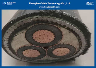 3 Core Outdoor Armoured Power Cable 0.6 / 1KV 99.99% Oxyzen Free Copper Material