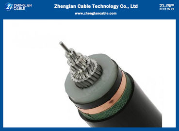 18/30(35kv) AL/XLPE/CTS/PVC Medium Voltage Power Cables Single Core Copper Tape Screened