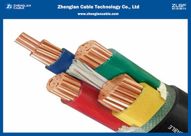 0.6/1KV 4 Cores Power Cable / Cu(AL)/XLPE/SWA/PVC LV Armoured Cable Application