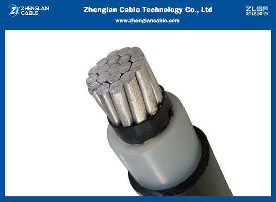 Triple Layer 25KV 1Cx185qmm Spaced Aerial Cable AAC / XLPE / HDPE