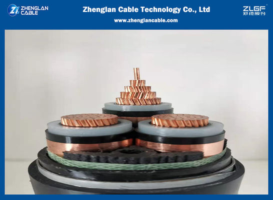 3*300sqmm STA Armoured Power Cable XLPE Insulation 36KV MV Copper Power Cable