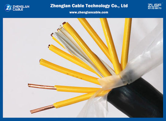 450/750V 5x0.75sqmm Electrical Control Cable Pvc Insulated Pvc Sheathed Cable