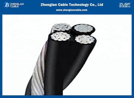 0.6/1KV AAC/XLPE AAAC/XLPE Aerial Overhead Insulated Cable 3Cx95sqmm 1Cx70mm2