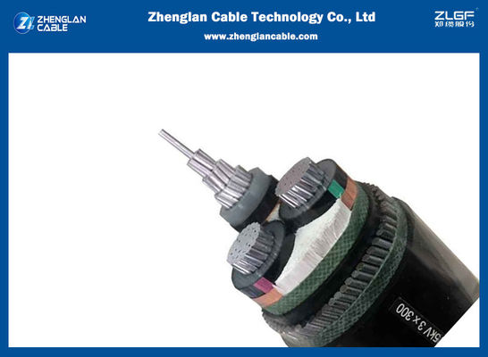 19/33kv 3x120mm2 SWA aluminium armored cable MV Underground Cable BS 6622/BS 7835/IEC 60502/VDE 0276