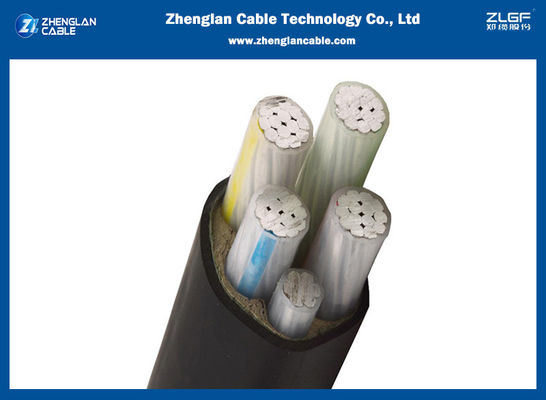 0.6/1kv LV Power Cable Aluminum Cable Unarmored Cable Xlpe Insulated 4x35+1x16mm2