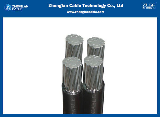 0.6/1kv Aerial Bundle Cable For Overhead Electrical Power Line 3x25+1x54.6+1x16mm2 NFC33209