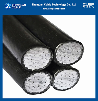 4 Core Overhead Service Entrance Cable 1kv Aerial Bundled Cable AAC