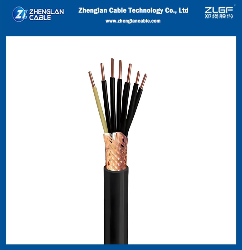 0.6/1KV CU/PVC/PVC 7x2.5 Sqmm Control Cable With Copper Wire Braided ...