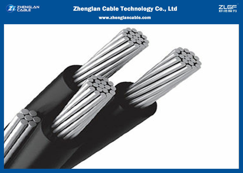 XLPE Insulated Aluminum 4 Core 16mm Aerial Bundled Cable