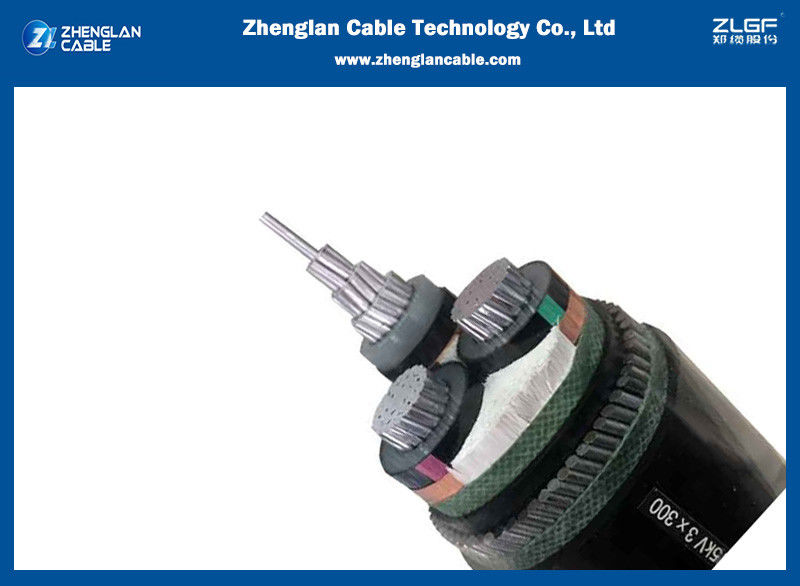 19/33kv 3x120mm2 SWA aluminium armored cable MV Underground Cable BS