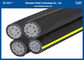 Aluminum Aerial Lv Power Cables 0.6/1 Kv GB/T14049-2008（IEC） Standard For Power Station