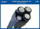 0.6/1kv aerial bunched conductor AAC/XLPE Phase Cable With Bare AAAC 3Cx25 Mm2 + 25mm2