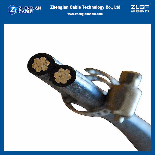 Isolado Aerial Bundled Cable Triplex Ccabo Multiplex Condutor Neutro Ca