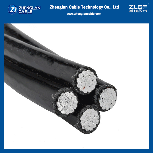 4x70mm2 0.6/1KV Aerial Bundled Cable NFC 33-209
