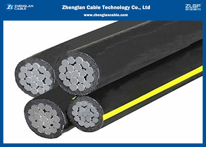 Aluminum Duplex Triplex Quadplex XLPE Aerial Bundled Cables