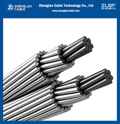ASTM Bare Electrical Aluminum Cable 232m Turkey ACSR Conductors Outdoor