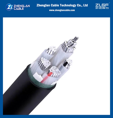 4x70sqmm XLPE Insulated PVC Sheathed Power Cable Transmit Aluminum Conductor