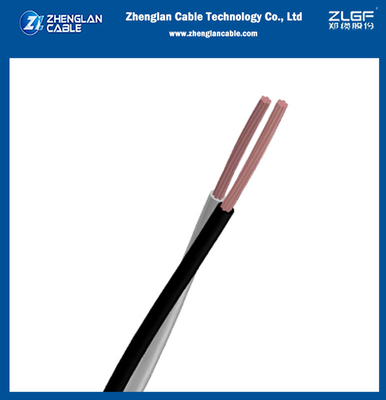 0.6/1KV Low Voltage Copper PVC Insulated Duplex (CV)  Power Cables 2 Core for IEC 60228; IEC 60227（CU/PVC）
