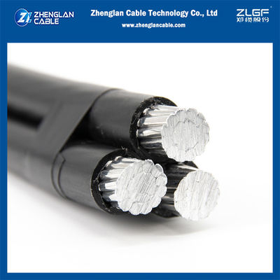 Overhead Insulated Cable Triplex Cable 1kv 2x25+25mm2