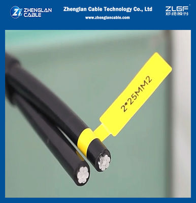 Overhead Insulated Cable 90.C -30 4/50 Veff KV/Hz Aluminum Conductor For Extreme Environments