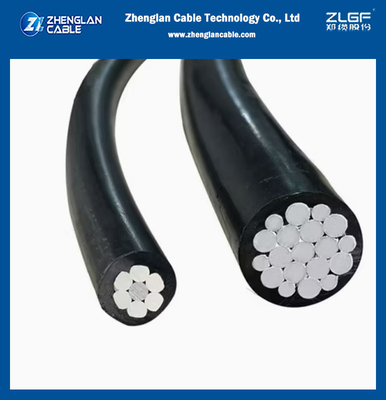 2*16mm2 Overhead AAC Conductor XLPE Insulation Aluminum Wire Twisted ABC Cable