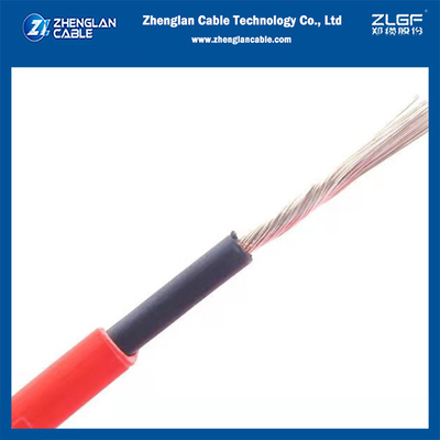 Single Core Solar Cable China Manufacturer TUV Approved 1x6mm2 Black & Red