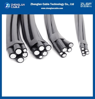 ABC LV 0.6/1kv 3x25+16+25mm² Aluminum Conductor / Aluminum Alloy Conductor +xlpe InsulationIEC60502-1