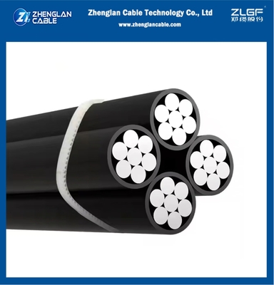Overhead Insulation Cable LV Cable 0.6/1kv 2x25+16+NA25mm²IEC60502-1CAAI CABLE AUTOPORTANTE De ALUMINIO
