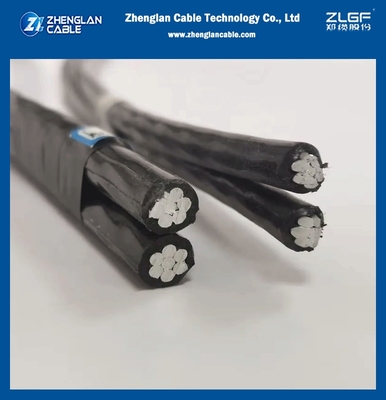 0.6/1kV Overhead Insulated Cable NFC 33-209 Standard XLPE 3X25mm2+54.6mm2