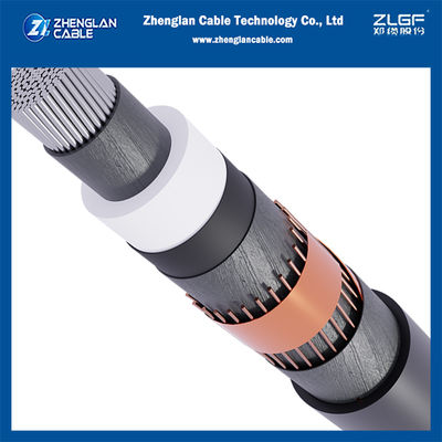 Unarmored MV aluminum power cable NA2XS(F)2Y 1x120mm2 12/20KV IEC60502-2