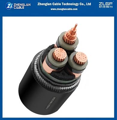 Medium Voltage Power cable 8.7/15kv Copper conductor xlpe insulation swa armored pvc sheath CU/SC/XLPE/SC/PVC/SWA/PVC 3x70mm2 IEC 60502-2