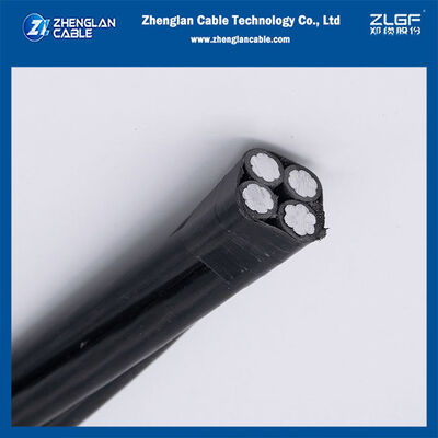 Aerial Bundled Cable 4x16mm2 NFC 33-209 Overhead Insulated Cable with Aluminum Conductor for LV Power Distribution