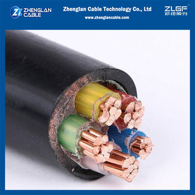 NYY/YVV 5x185mm2 IEC60502-1 PVC Insulated Low Voltage Power Cable Unarmored for Fixed Installations