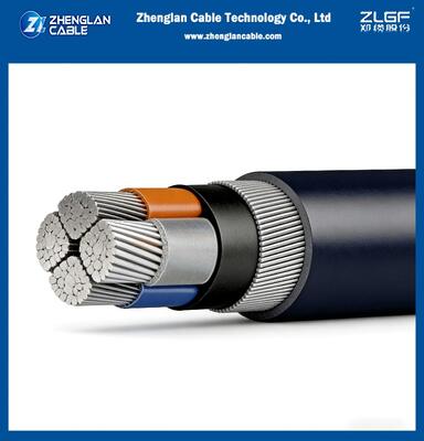 Low Voltage 0.6/1kv Aluminum Underground Armored power Cable SWA Armored XLPE insulation 4x50mm2 IEC60502-1