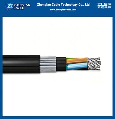 0.6/1kv 4 core Aluminum Steel wire Armored Power Cable  AL/XLPE/PVC/SWA/PVC 4x25mm2 IEC60502-1