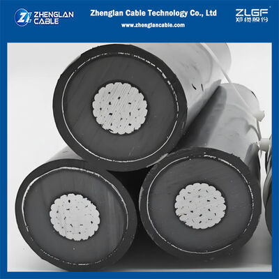 12/20KV 3x1x150mm2 Medium Voltage (HTA) Twisted Aluminum Cable NFC 33-226 Underground use