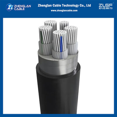 1KV 4x50+25mm2 STA armored aluminum cable XLPE insulated PVC sheathed IEC60502-1