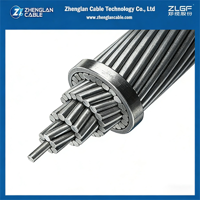 ACSR 240/40mm2 bare aluminum conductor with steel reinforced (26/3.45+7/2.68）DIN48204