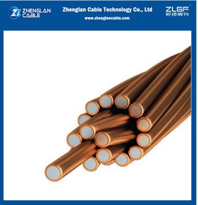 Annealed CCS Copper Clad Steel Wire Clad 40% Conductivity 2AWG 7/2.59mm