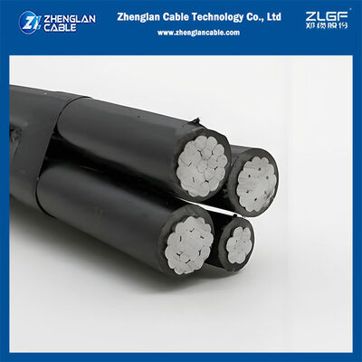 Low Cost LV ABC 0.6/1kV 3x50mm2 AAC + 35mm2 AAAC XLPE Aerial Bundle (IEC 60502-1 / AS-NZS 3560) for Rural 