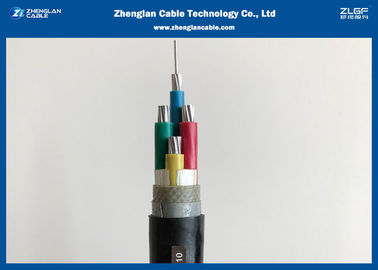 Fire Resistant 4 Cores Low Voltage Flexible Cable Armoured For Power Station