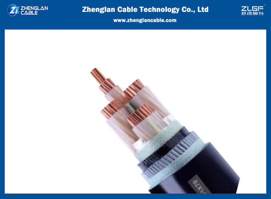 1kv CU/XLPE/PVC/SWA/PVC Low Voltage Power Cable 4x25sqmm IEC60502-1