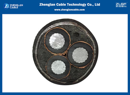 12.7/22(24)KV 3Cx240sqmm Tripolar Medium Voltage Power Cables 12/20(24)KV Xlpe Insulated