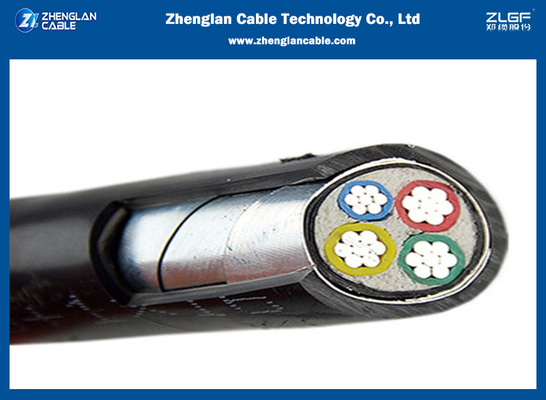 0.6/1KV LV Low Voltage Power Cable 4x25sqmm Cu(AL)/XLPE(PVC)/ PVC Insulated