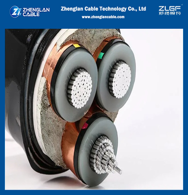 8.7/10 KV MV Al or Cu conductor Armoured Power Cable XLPE Insulated