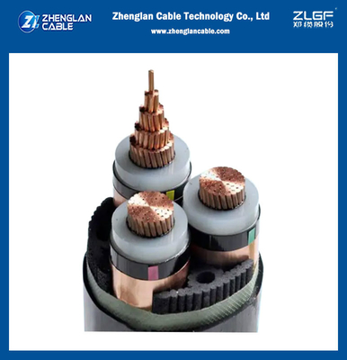 Copper Core Copper Tape Screened 3core Cable 3x70sqmm 6.35/11kv XLPE Insulated