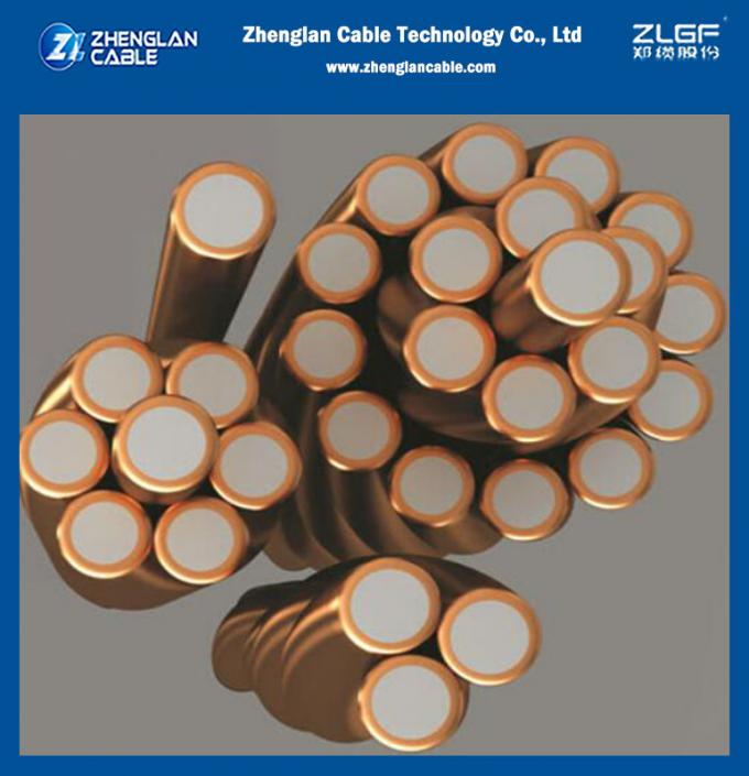 ASTM Standard Copper Clad Steel Wire With High Tensile Strength CCS